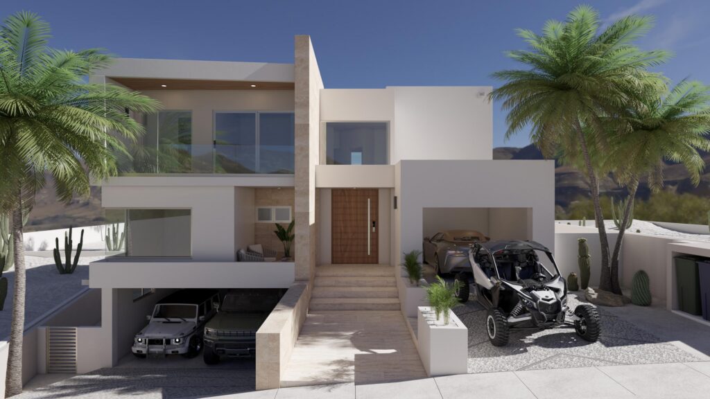 Cabo San Lucas Cabo Bello Under construction in the gated community of Cabo Bello, this 4-bedroom, 4.5-bath modern home defines luxury coastal living. Just minutes from downtown Cabo and steps from a swimmable beach, it's designed with clean architecture, open interiors, and stunning ocean – 3 Sierra de la Giganta, Cabo Corridor, BS