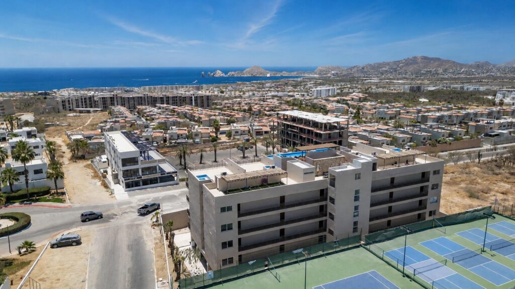 Cabo San Lucas Balena Smart coastal living meets modern comfort at Balena Los Cabos. This low-density development with only 24 residences offers spacious 3-bedroom condos designed for comfortable living and strong investment potential in one of Cabo's fastest-growing areas.Ready to move in and fully completed, these modern residences feature quality finishes, open layouts, underground parking with elevator access, and spectacular ocean and Arch – Tezal Sea of cortez, Cabo Corridor, BS