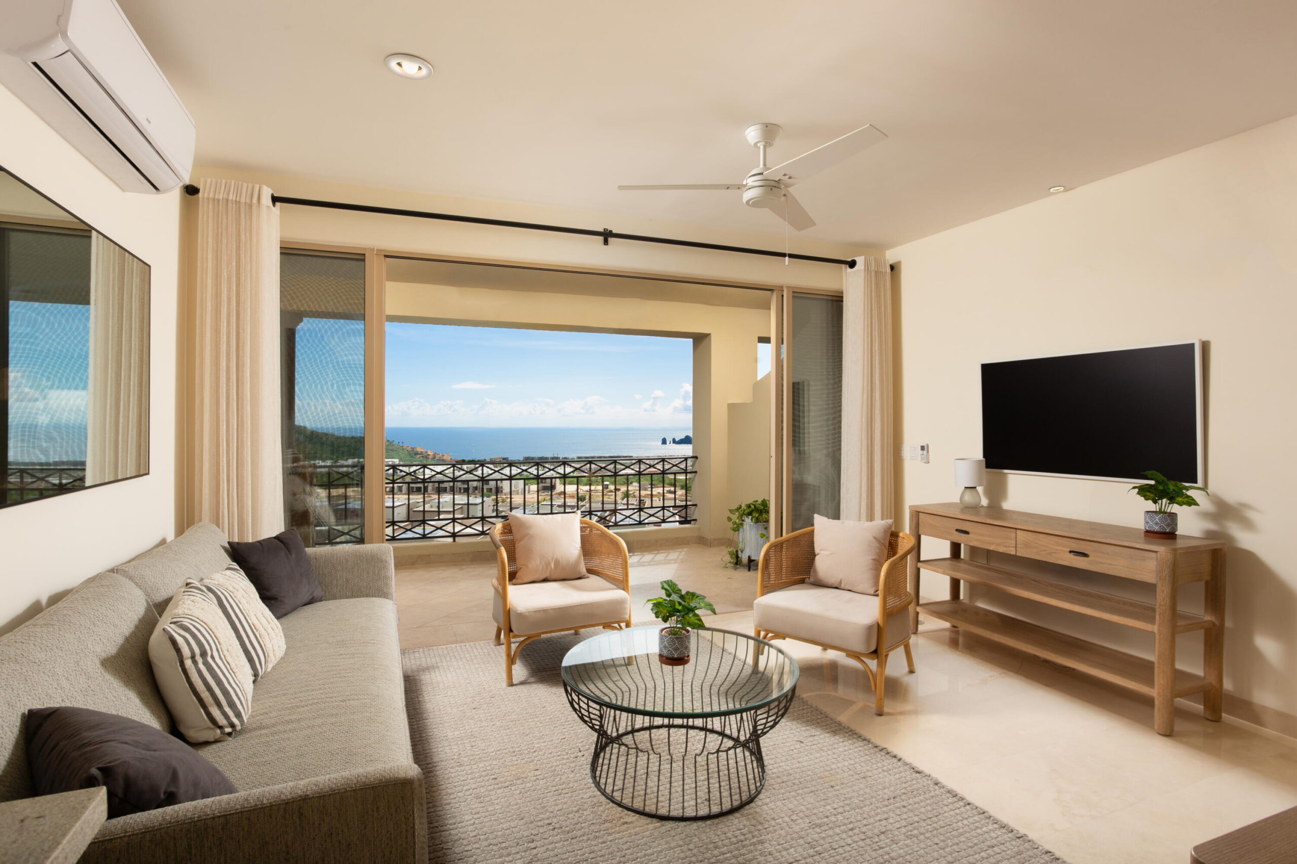 Cabo San Lucas Ventanas Penthouse 643 at Ventanas de Cabo Norte is a fully furnished 3-bedroom, 2-bath penthouse offering panoramic for sale