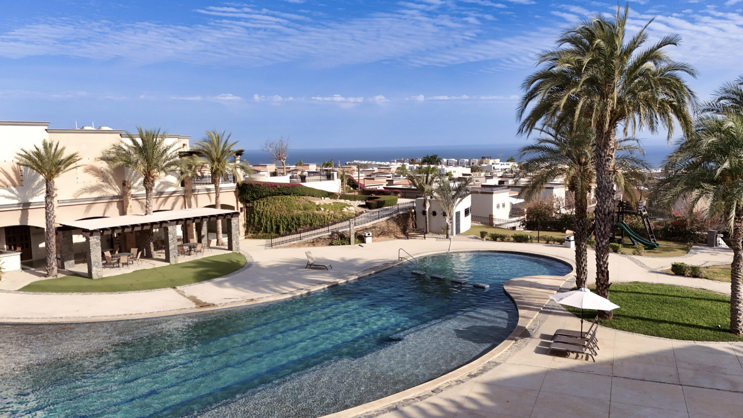 Cabo San Lucas Ventanas Ventanas del Mar 223 is a turnkey two-bedroom, two-bathroom condo located in the desirable Tezal area of Cabo San Lucas, Baja California Sur, Mexico. With two parking spaces and a functional layout, this residence offers comfort, convenience, and easy everyday living in one of Cabo's fastest-growing residential communities. The community features 24-hour security, two 40-meter swimming pools, a clubhouse, and a kids' area, creating a relaxed and welcoming environment for residents. Its location provides quick access to supermarkets, restaurants, schools, and the main corridor, while still maintaining a peaceful residential atmosphere. Offered fully furnished and move-in ready, Ventanas del Mar 223 is an excellent opportunity for anyone looking for a comfortable home or investment property in Cabo San Lucas. for sale
