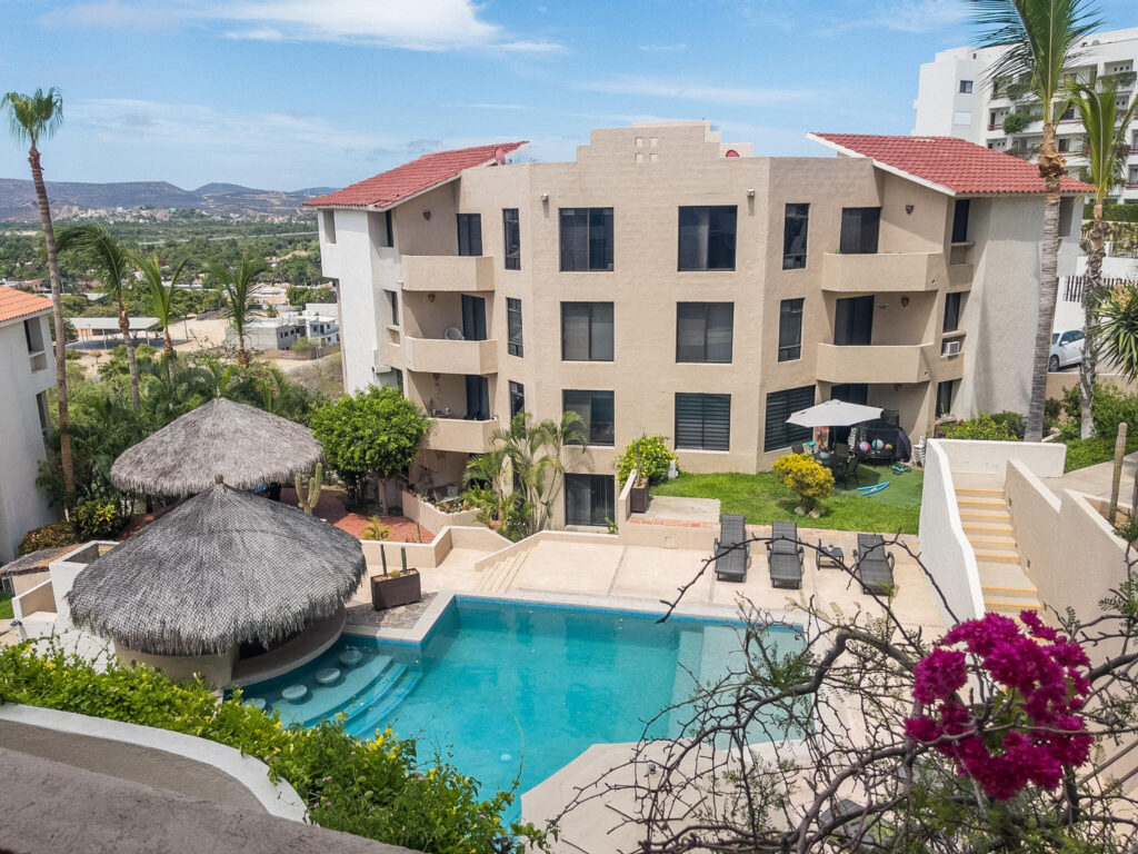 Cabo San Lucas Hacienda Los Cabos Welcome to Condo H-4 at Hacienda Los Cabos, a beautifully located 2-bedroom, 2-bathroom residence in the heart of San José del Cabo. Perched on a hillside, this third-floor condo offers beautiful – 924 Paseo de las Misiones, San Jose del Cabo, BS