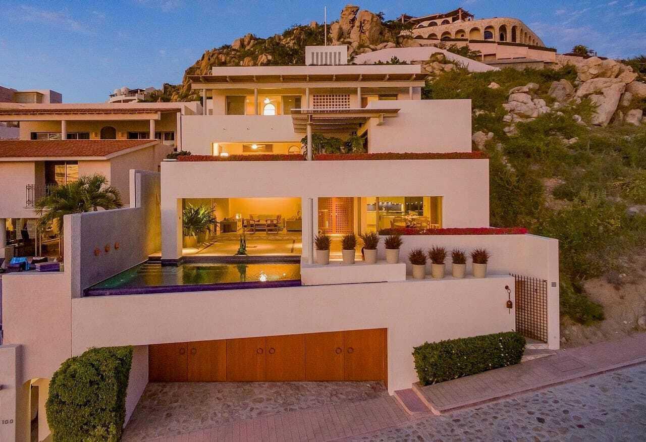 Cabo San Lucas Pedregal Csl This architect-designed luxury villa for sale in El Pedregal, Cabo San Lucas sits on one of the most exclusive addresses on the Pacific side of Land's End. Casa Alcaravan offers 6,536 sq ft across 5 bedrooms and 5 bathrooms, with 4,384 sq ft of air-conditioned living space and 3,267 sq ft of decks built for ocean- for sale