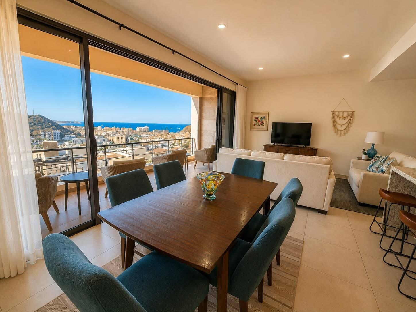 Cabo San Lucas Vista Mare Enjoy the best of Cabo living in this fully furnished and equipped **3-bedroom, 2-bathroom** condominium with **ocean for sale