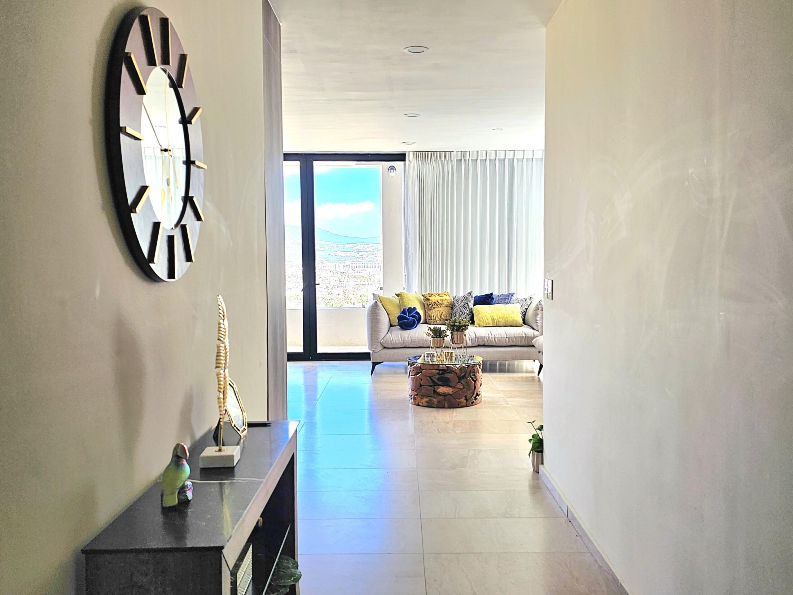 Cabo San Lucas Punto Pedregal Experience the perfect blend of luxury living and exceptional investment potential at Punto Pedregal. This exclusive 3-bedroom penthouse is fully furnished, completely equipped, and move-in ready. Located within a private gated community of only eight residences, it features a spacious primary suite with a walk-in closet, two elegant bathrooms, an open-concept living area, private terrace, a laundry room, jacuzzi, and rooftop access with a pool overlooking the Cabo Marina. A proven Airbnb income producer, the property includes documented rental history from previous months, making it an outstanding turnkey investment ready to generate returns from day one. Just minutes from the marina, fine dining, and premier shopping. – Punto Pedregal, Cabo San Lucas, Cabo San Lucas, BS